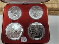 1976 OLYMPIC COIN SET SERIES 2 92.5 SILVER EAC