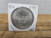 1976 5 DOLLAR OLYMIC COIN 92.5 SILVER