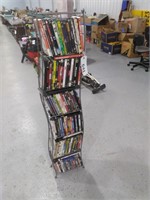 DVD Stand with DVDs