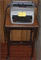 Typewriter and stand