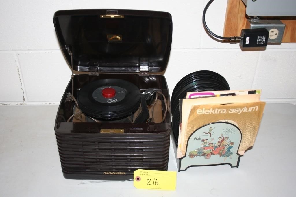 Record player and records