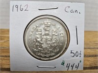 1-1962 50 CENT COIN
