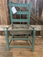 Old Wooden Decorative Chair Planter