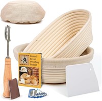 Bread Banneton Proofing Basket Set