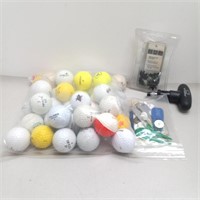 Golf balls, cleats