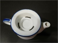 Teapot PorcelainTeabag / Egg Strainer with Lid