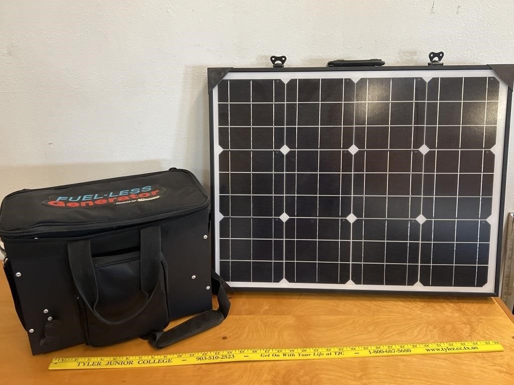 Solar Generator W/ Panel Humless & More