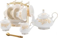 Daveinmic 22-Pieces Porcelain Tea Set