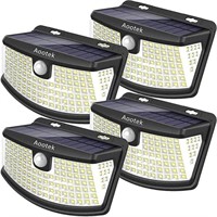 Aootek New Solar Motion Sensor Lights 4 Pck