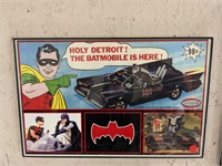 VTG Framed Batman Poster 17 x 11