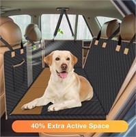 Dog Car Seat Cover with Hard Bottom, Black