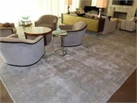 Mansour Modern  Sloane grey area rug