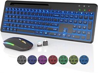 Wireless Keyboard and Mouse, Black
