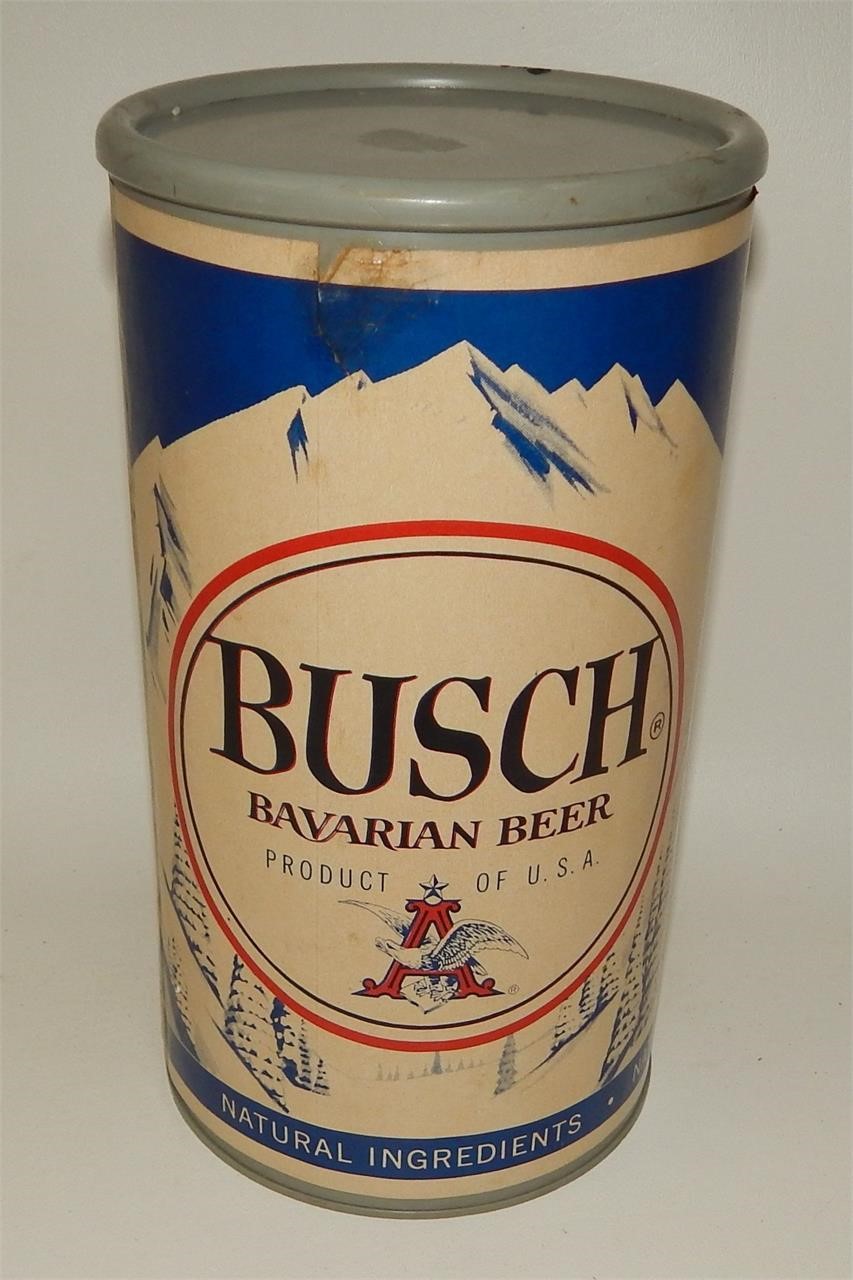 Vintage Busch Beer Bar Advertising Display