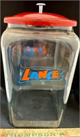 Tall lance jar great condition