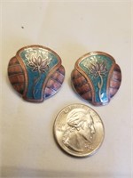 Cloisonne Pierced Earrings