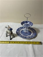 Pallisy England vintage cookie stand and horse