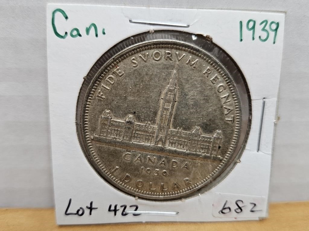1-1939 SILVER DOLLAR