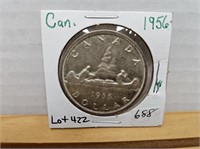 1 1956 SILVER DOLLAR