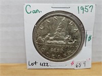 1 1957 SILVER DOLLAR