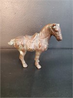 Vintage Brass Horse Sculpture