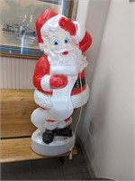 VTG Blow-Mold Santa Claus 41"