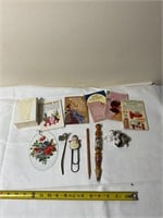 Vintage lot glass pencils and more