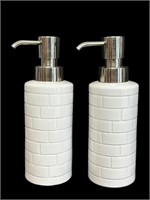 Contemporary Lotion and Soap Dispensers