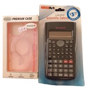 PINK PROTECTIVE CASE FOR IPHONE 13 PRO AND CALCULA