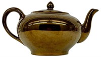 Grays Pottery Gold Lustre Tea Kettle