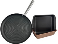 Non-Stick Copper Skillet and Baking Dishes