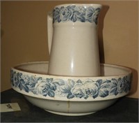 Antique Villeroy and Bach Dresden blue rose