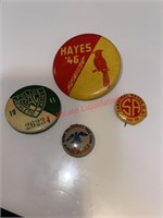 Vintage pin lot of 4 (living room)