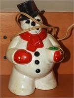 Vintage Poly molded plastic illuminated Frosty