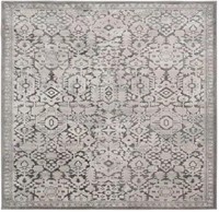 Skyline Gray 5 ft. x 7 ft.Floral Area Rug