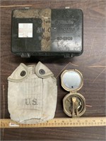 Compass , u.s cover and first aid