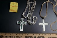(2) Cross Necklaces