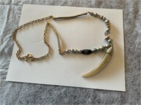 Chico’s Large Horn Pendant Necklace
