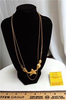 (1) 14 ct Gold Necklace, Star Fish; (1) 14 Ct.