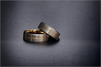 (2) Tisten Mens Rings