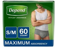 Depend FIT-FLEX Incontinence Underwear for Men, Ma