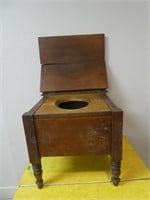 Antique Wooden Potty 18" X 19" X `19"