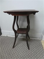 Antique Med Finish Fern Stand ( Needs T L C ),