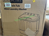 2" Twin Tub Mini Laundry Washer