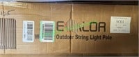 Outdoor String Light Pole