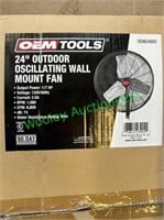 24" Outdoor Oscillating Wall Mount Fan