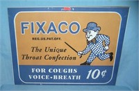 Fixaco throat convection retro style advertising s