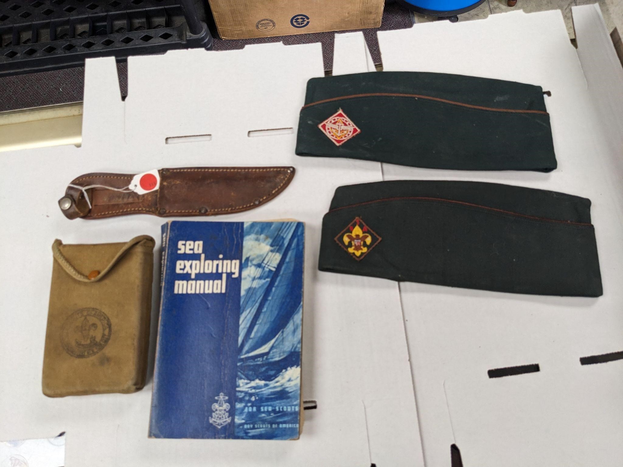 Collection of VTG Boy Scouts Gear