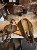 Vintage Horse Collar & Blinders