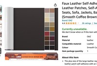 Faux Leather Self-Adhesive Leather Repair Set